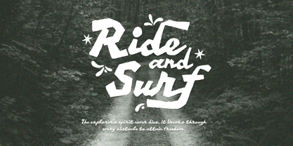 Shady Rocks Font Poster 4