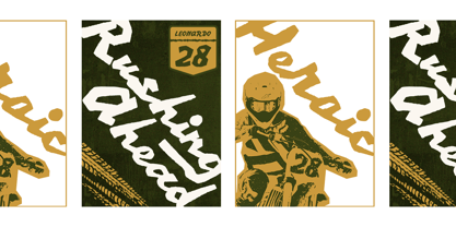 Shady Rocks Font Poster 2