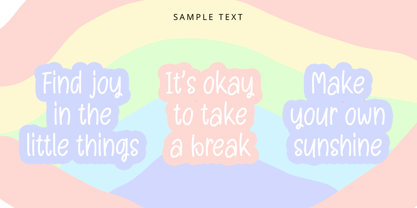 NmOriginalCute Font Poster 2