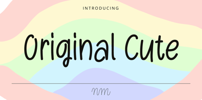 NmOriginalCute Font Poster 1