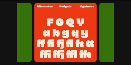 Redgato Font Poster 11