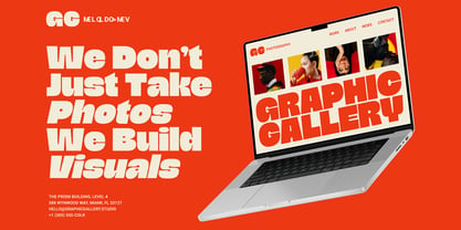 Redgato Font Poster 2