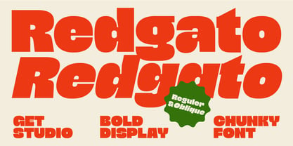 Redgato Font Poster 1