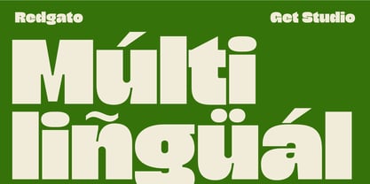 Redgato Font Poster 12