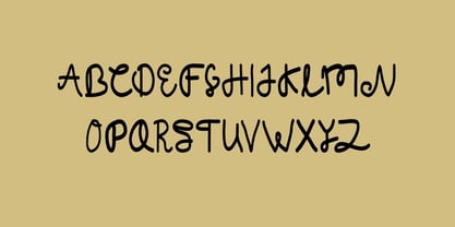 Rawflesia Hand Drawn Font Font Poster 2
