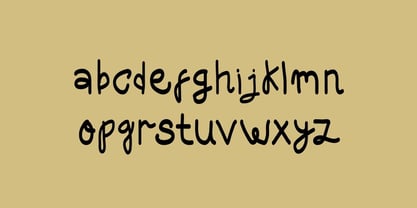 Rawflesia Hand Drawn Font Font Poster 3