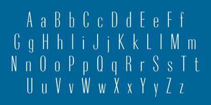 Radiant Extra Condensed CT Font Poster 2
