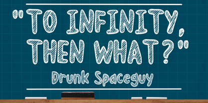 Rounded Chalk Font Poster 2