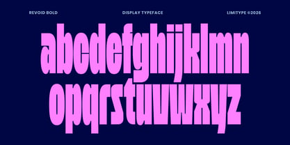 Revoid Font Poster 8