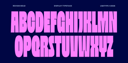 Revoid Font Poster 7