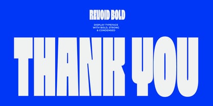 Revoid Font Poster 12