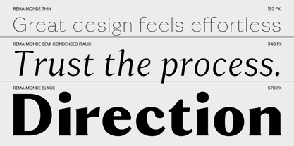 Rema Monde Font Poster 6