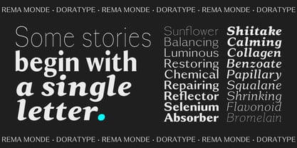 Rema Monde Font Poster 4