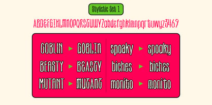 Sbrougher Font Poster 4