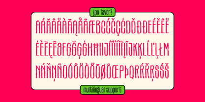 Sbrougher Font Poster 3