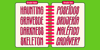 Sbrougher Font Poster 8