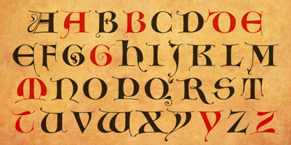 Goudy Lombardy Font Poster 4