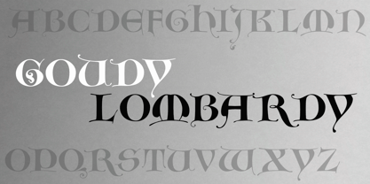 Goudy Lombardy Font Poster 2