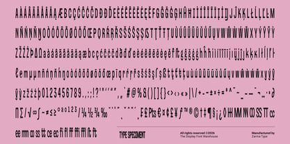 Reclymate Font Poster 13
