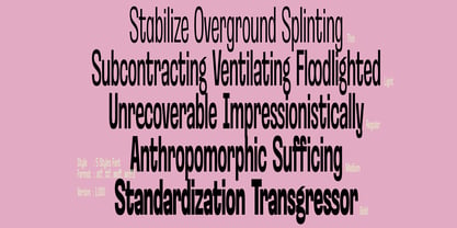 Reclymate Font Poster 3