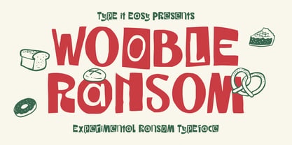ST Wooble Ransom Font Poster 1