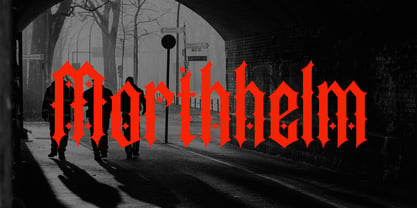 Morthhelm Font Poster 9