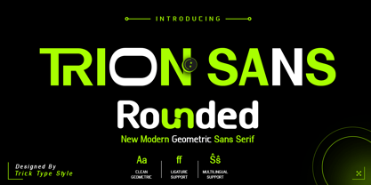 Trion Sans Font Poster 1