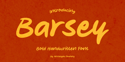 Barsey Font Poster 1