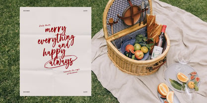 Timelore Brush Font Poster 2