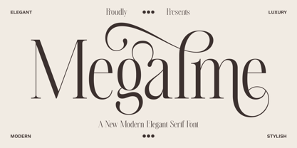 Megalme Font Poster 1