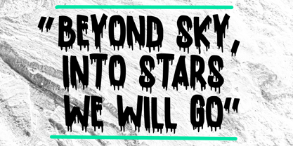 Tiny Drips Font Poster 2