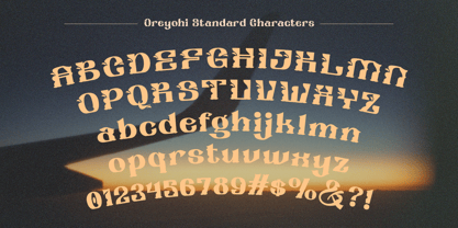 Oreyohi Font Poster 3