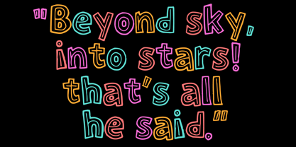 Sale Inline Font Poster 2
