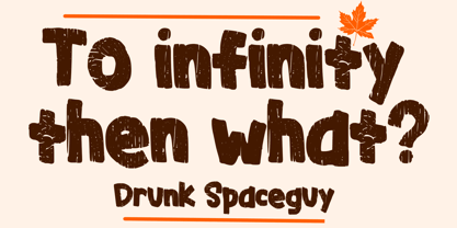 Tree Trunk Font Poster 2