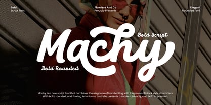 Machy Font Poster 1