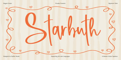 Starbuth Font Poster 1