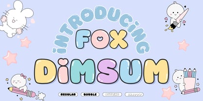 Fox Dimsum Font Poster 1