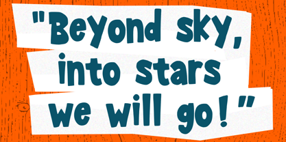 Barking Doggy Font Poster 2