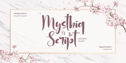Mysthiq Font Poster 1