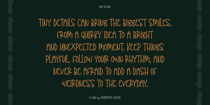 EZ Humpkin Font Poster 5