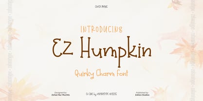 EZ Humpkin Font Poster 1