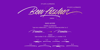 Theodore Hamilton Font Poster 9