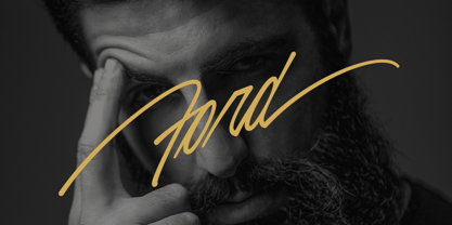 Theodore Hamilton Font Poster 6