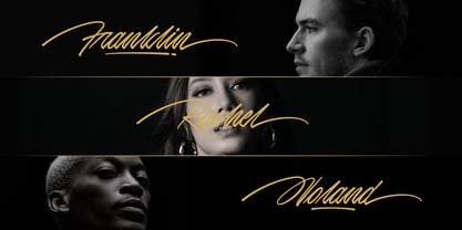Theodore Hamilton Font Poster 4