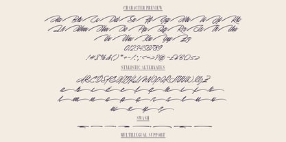 Theodore Hamilton Font Poster 10
