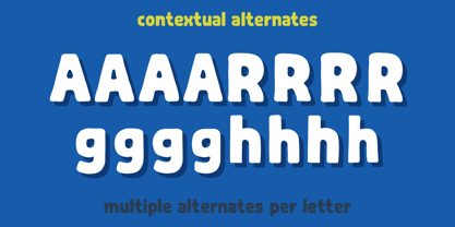 Abrahams Font Poster 5
