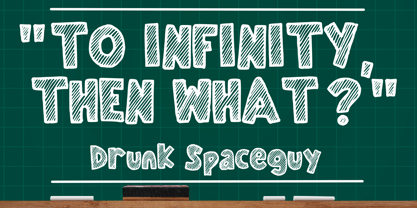 Chalk Sketch Font Poster 2
