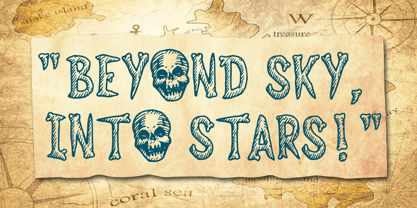 Vintage Old Skull 2.0 Font Poster 2