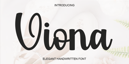 Viona Font Poster 1