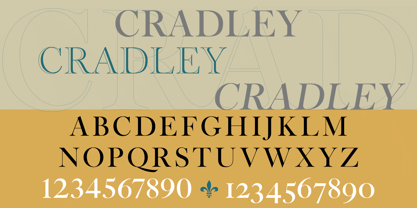 Cradley Font Poster 1